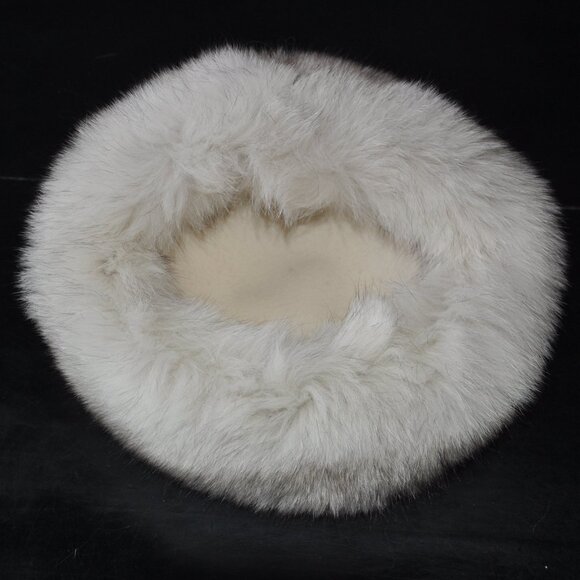 Arctic Fox Fur Cossack Winter Hat Cap Après Ski M - Picture 7 of 7